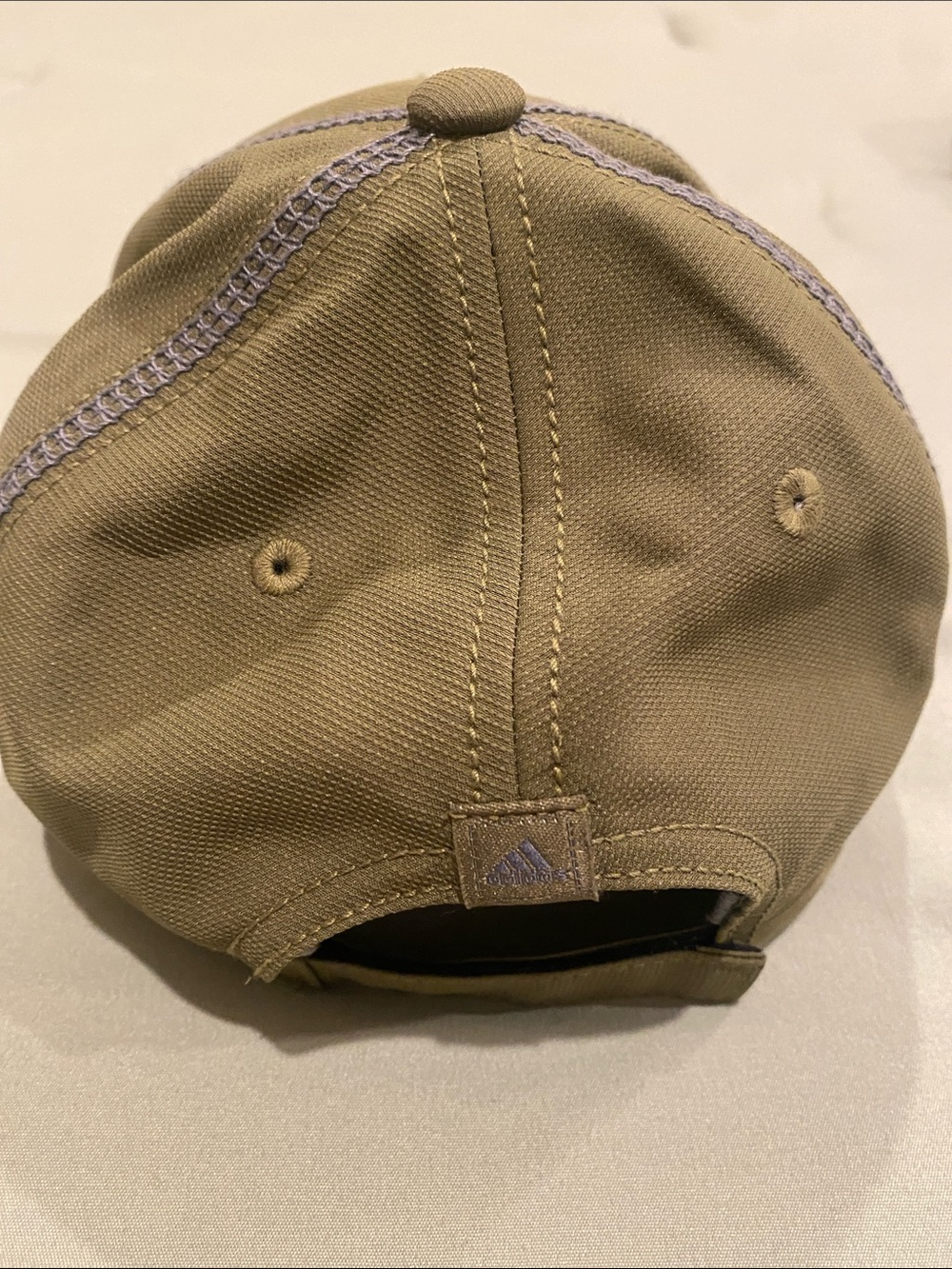 adidas Olive with Gray Logo Baseball Cap - Picture 3 of 4